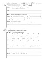 Đề kiểm tra các môn