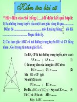 LUYEN TAP BA TRUNG TUYEN CUA TAM GIAC