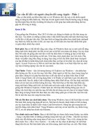 Các vấn đề đối với người chuyển đổi sang Apple - Phần 2