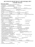 De cuong sinh 9 HKI (10-11)