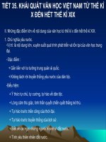 khái quát văn học việt nam từ thế kỉ x đến thế kỉ XĨ