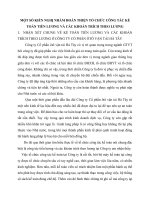 MỘT SỐ KIẾN NGHỊ NHẰM HOÀN THIỆN TỔ CHỨC CÔNG TÁC KẾ TOÁN TIỀN LƯƠNG VÀ CÁC KHOẢN TRÍCH THEO LƯƠNG