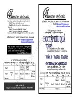 Các lớp học tại số nhà 11 ngách 98 ngõ 72 Tôn Thất Tùng 