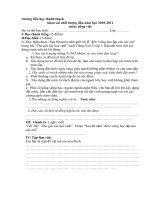 đề kiểm tra khao sat lơp 5