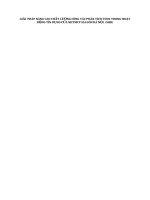 GIẢI  PHÁP NÂNG CAO CHẤT LƯỢNG CÔNG TÁC PHÂN TÍCH TCDN TRONG HOẠT ĐỘNG TÍN DỤNG CỦA NHTMCP SÀI GÒN HÀ NỘI