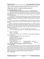 THỰC TRẠNG CÔNG TÁC LẬP VÀ PHÂN TÍCH  BÁO CÁO TÀI CHÍNH TẠI  CÔNG TY TNHH XÂY DỰNG ĐẠT DUY