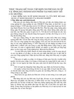 THỰC TRẠNG KẾ TOÁN TẬP HỢP CHI PHÍ SẢN XUẤT VÀ TÍNH GIÁ THÀNH SẢN PHẨM TẠI NHÀ MÁY GỖ CẦU ĐUỐNG