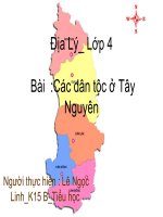 Các dân tộc ở Tây Nguyên