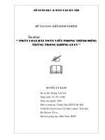 skkn2010(chuyen de phan loại bài toán ptđt không gian)