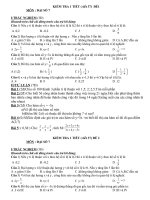 hai đề KT chương II Đại Số 7