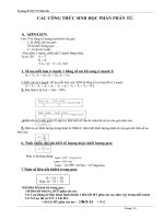 CÔNG THỨC SH 9- 12