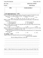 Tiết 16. Kiểm tra 1 tiết