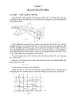 SỰ TÁN SẮC ÁNH SÁNG