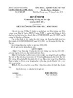 Quyết định thành lập Tổ thư viện