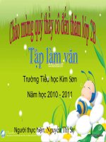 Tập Làm Văn- Nguyễn Thị Sự
