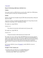 Performing a Bulk Insert with SQL Server