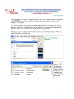 CREATING CUSTOMIZED DRAWING TEMPLATE