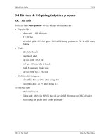 Mô phỏng tháp tách Propane