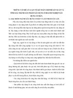 NHỮNG VẤN ĐỀ LÝ LUẬN VỀ KẾ TOÁN CHI PHÍ SẢN XUẤT VÀ TÍNH GIÁ THÀNH SẢN PHẨM XÂY DỰNG Ở DOANH NGHIỆP XÂY DỰNG CƠ BẢN