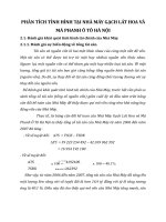 PHÂN TÍCH TÌNH HÌNH TẠI NHÀ MÁY GẠCH LÁT HOA VÀ MÁ PHANH Ô TÔ HÀ NỘI