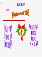 Lịch sử tiết 8: Xô viết nghệ Tĩnh