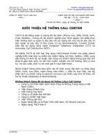 Giới thiệu Call Center - Mô hình ứng dụng