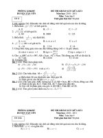 Toan 9 KS giua ki 1(2 de)