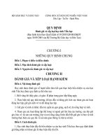 Quy định đánh giá học sinh tiểu học