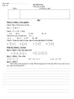 ĐẠI SỐ 7 tuần 11