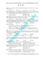 40 ĐỀ LUYỆN THI TRẮC NGHIỆM MÔN HÓA HỌC_Phần 7