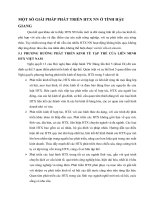 MỘT SỐ GIẢI PHÁP PHÁT TRIỂN HTX NN Ở TỈNH HẬU GIANG