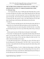 MỘT SỐ BIỆN PHÁP MARKETING NHẰM NÂNG CAO HIỆU QUẢ KINH DOANH TẠI CÔNG TY TNHH GIÁM ĐỊNH NHẬT MINH