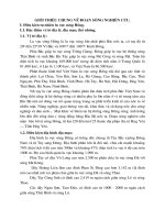 giới thiệu chung về đoạn sông nghiên cứu