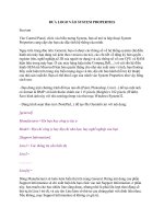 ĐƯA LOGO VÀO SYSTEM PROPERTIES