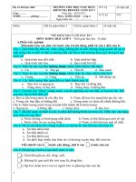 ĐỀ KT KHOA -SỬ-ĐỊA CUỐI KỲ I - 2010-2011