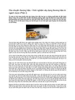 Câu chuyện thương hiệu – Kinh nghiệm xây dựng thương hiệu từ ngành dược