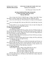 Kế hoạch bồi dưỡng, phụ đạo