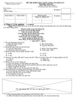 ĐỀ+Đáp án Ngữ Văn 9 GĐI