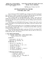 kế hoạch kiểm tra nội bộ đơn vị