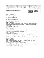 ĐỀ THI KHI K11 CƠ BẢN