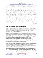 Thủ thuật với Window XP phần 6