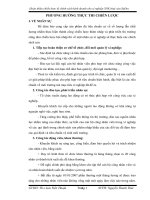 PHƯƠNG HƯỚNG THỰC THI CHIẾN LƯỢC