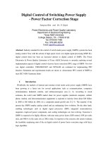 Electronics - Digital Control of Switching Power Supply