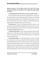 PHƯƠNG HƯỚNG VÀ GIẢI PHÁP NÂNG CAO NĂNG LỰC CẠNH TRANH CỦA CÔNG TY CỔ PHẦN TƯ VẤN THIẾT KẾ CÔNG NGHỆ XÂY DỰNG