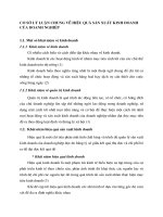 CƠ SỞ LÝ LUẬN CHUNG VỀ HIỆU QUẢ SẢN XUẤT KINH DOANH CỦA DOANH NGHIỆP