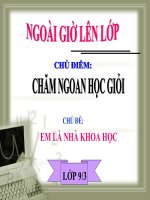 HDGD NGLL - Chăm ngoan học giỏi
