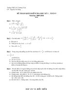 đề thi học kỳ 1 - khối9