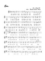 Bài hát Em - Nguyễn Quyết Thắng (lời bài hát có nốt)