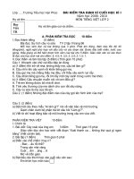 Đề kiểm tra Tiếng Việt 2 cuối kì 1