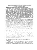 MỘT SỐ GIẢI PHÁP NHẰM HOÀN THIỆN TÌNH HÌNH TÀI CHÍNH